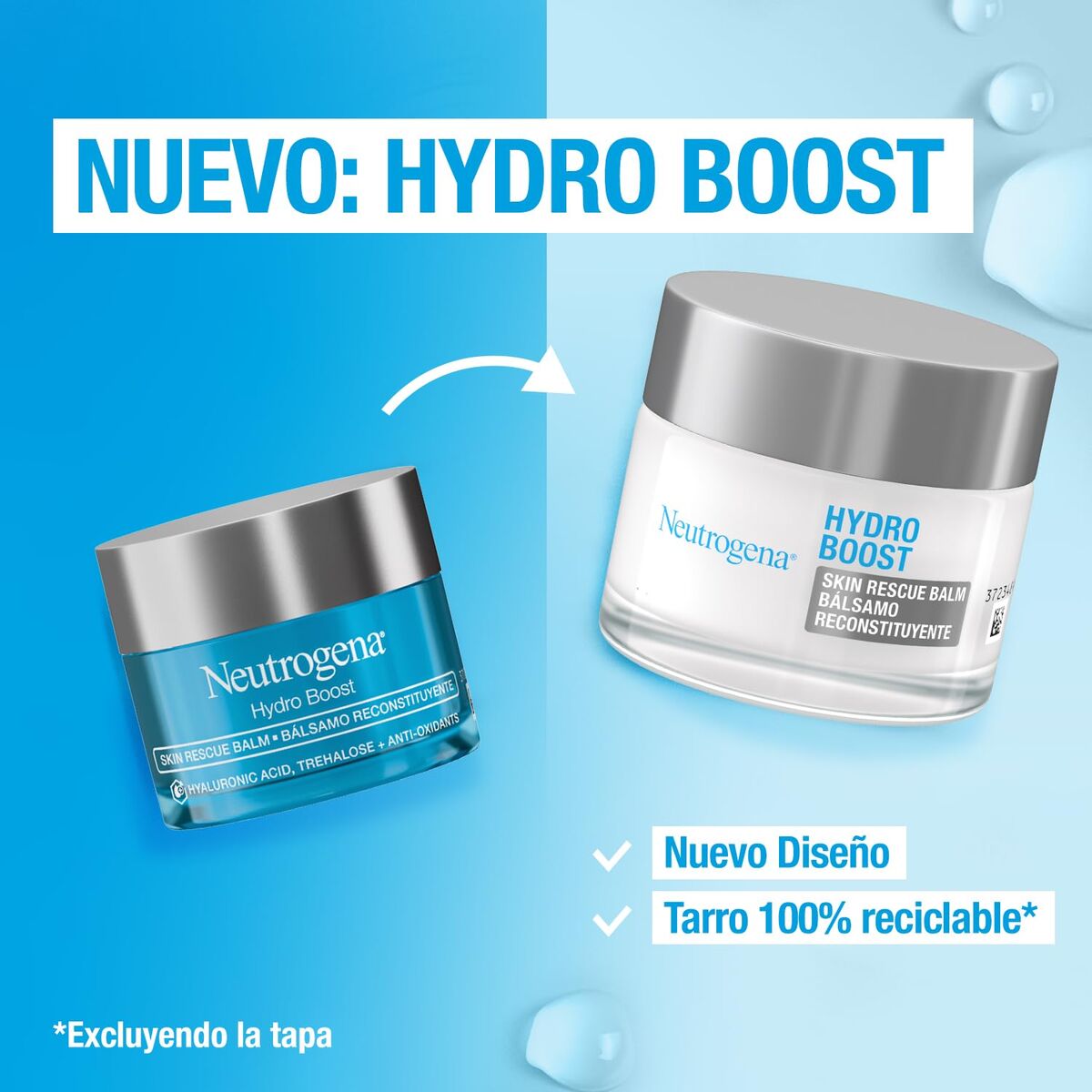 Gesichts-Repairbalsam Neutrogena HYDRO BOOST 50 ml